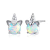 Sterling Silver Unicorn Earrings